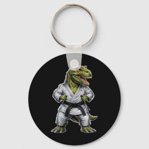 Rex Martial Arts Dinosaur Karate Jiu-Jitsu Ninja  Schlüsselanhänger