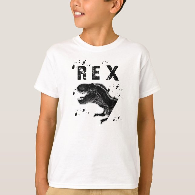 REX scherzt T - Shirt (Vorderseite)