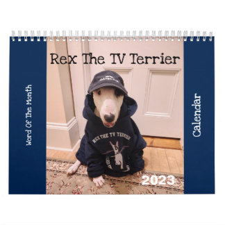 Rex the TV Terrier 2023 Word of the Month Calendar Kalender