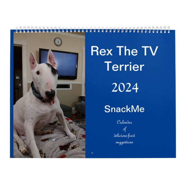 Rex the TV Terrier 2024 SnackMe Calendar Kalender (Titelbild)