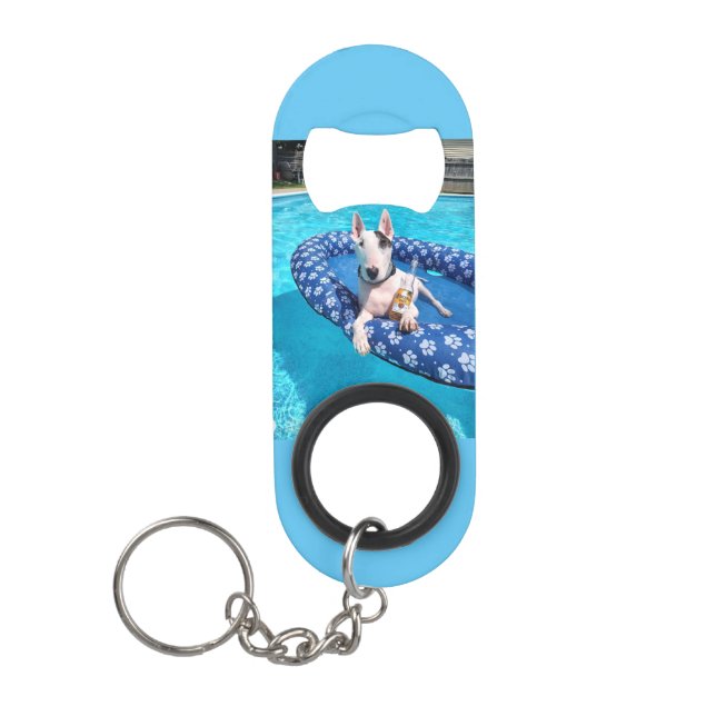 Rex the TV Terrier Bottle Opener Schlüsselanhänger Mini Flaschenöffner (Vorderseite)