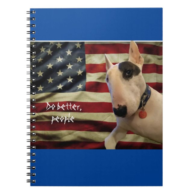 Rex the TV Terrier, Do Better Notebook Notizblock (Vorderseite)