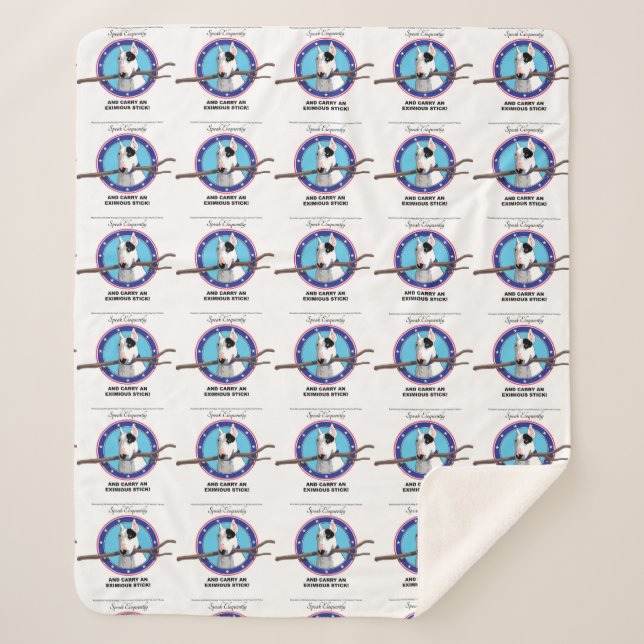 Rex the TV Terrier, Rex bkanket Sherpadecke (Vorderseite)