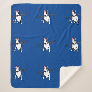 Rex the TV Terrier Sherpa Blanket Ocean Blue Sherpadecke