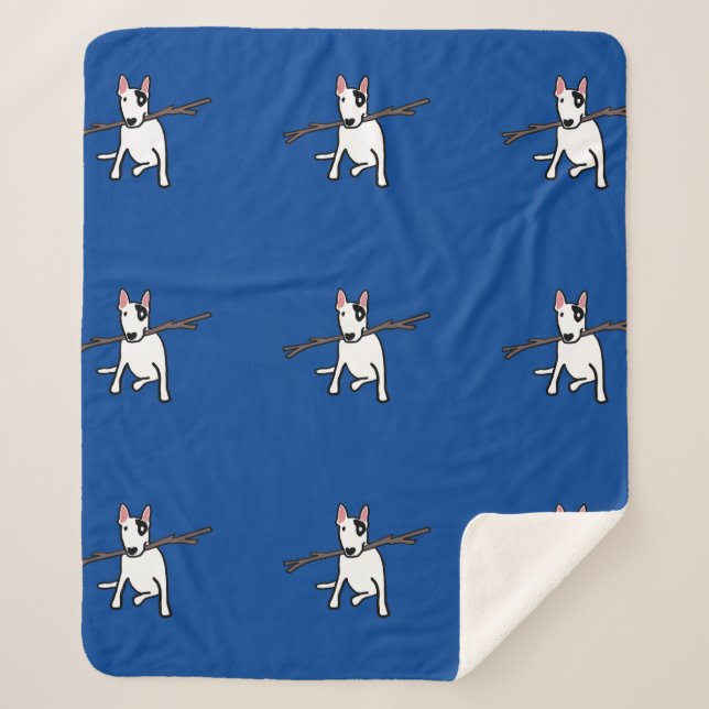 Rex the TV Terrier Sherpa Blanket Ocean Blue Sherpadecke (Vorderseite)