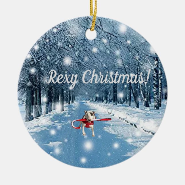 Rex the TV Terrier Weihnachtsschmuck (Vorne)