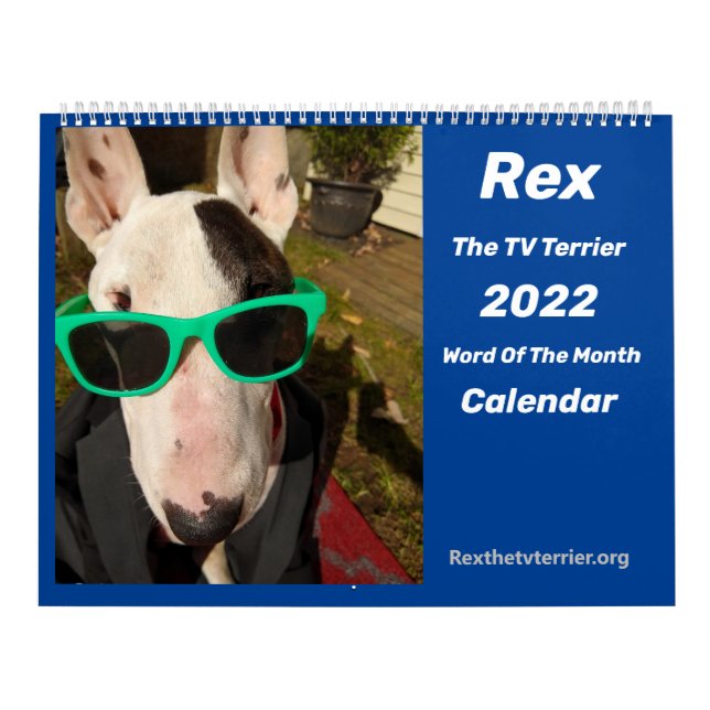 Rex The TV Terrier Word des Monats 2022 Kalender (Titelbild)