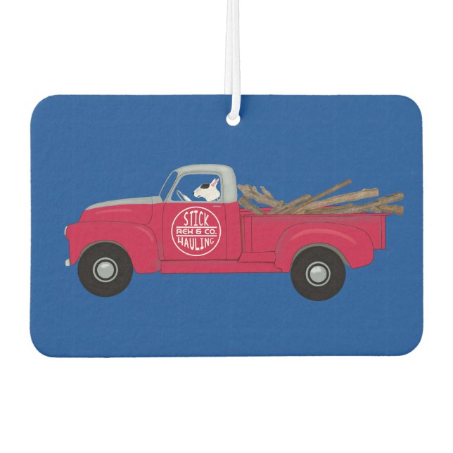 Rex TV Terrier Auto Air Freshener Autolufterfrischer (Vorderseite)