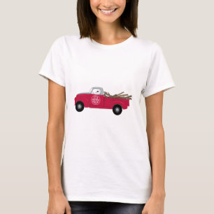 Rex TV Terrier Red Truck T-Shirt