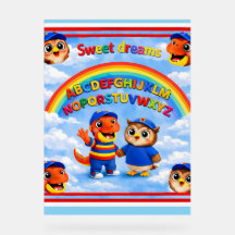 Rex und Hoot ABC Regenbogen-Klassenzimmer Premium