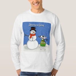 Rex und Snowman Sharing werden gekümmert T-Shirt