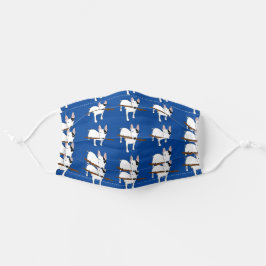 Rex- und Stick-Mustermaske blau Mund-Nasen-Maske Aus Stoff