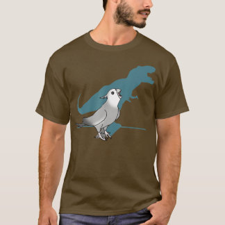 Rex weißer Cockatiel Funny Grauer Cockatiel din T-Shirt