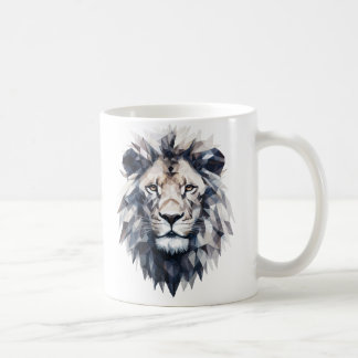 Rey de los Ángulos: Geometría Majestuosa del León Kaffeetasse