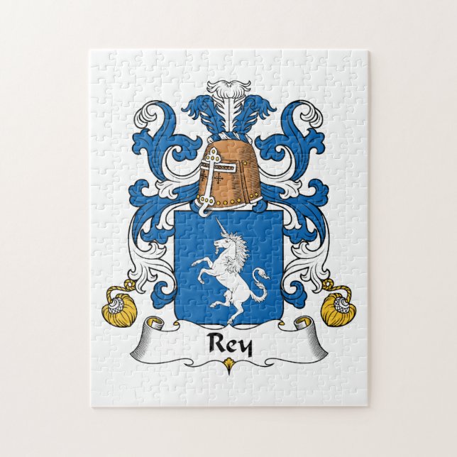 Rey Familienwappen Puzzle (Vertikal)