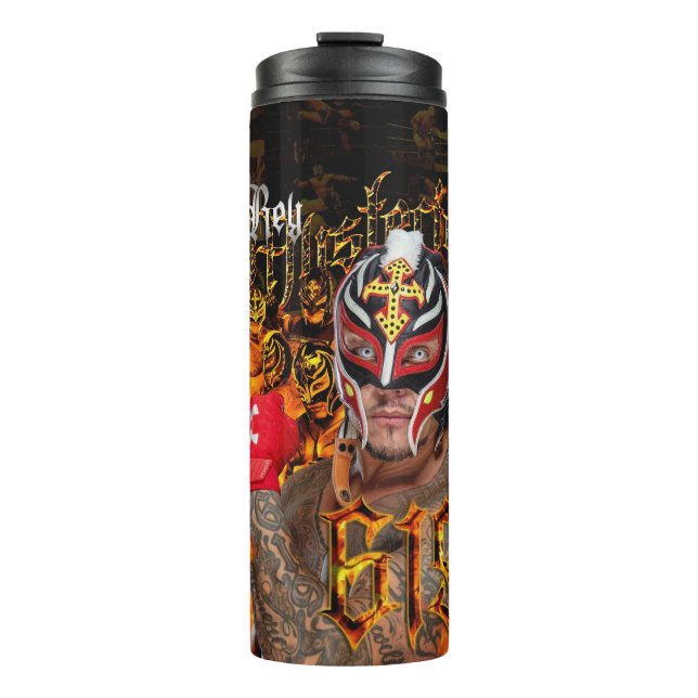 Rey Misterio | Restbootleg Tumbler Thermosbecher (Vorderseite)