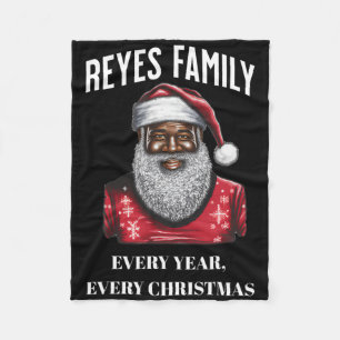 Reyes Family Christmas Fleecedecke
