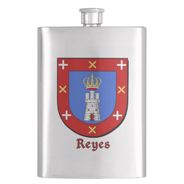 Reyes Heraldic Shield Flachmann (Vorderseite)