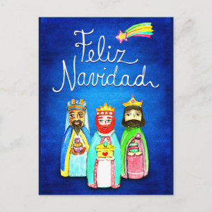 Reyes magos Postcard Postkarte