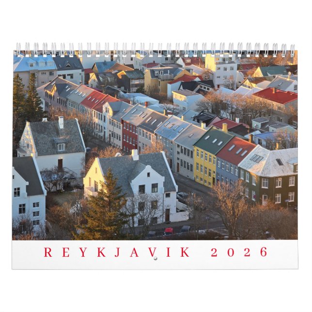 Reykjavik 2026 Kalender (Titelbild)