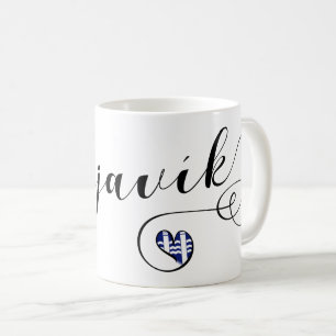 Reykjavík Heart, isländisch Tasse