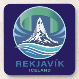 Reykjavik Iceland Europe Getränkeuntersetzer