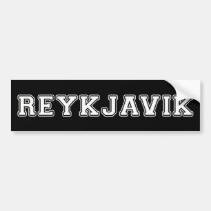 Reykjavik Island Autoaufkleber