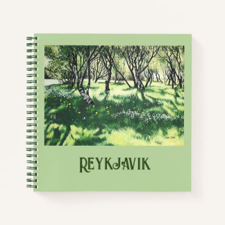 Reykjavik Island, Billardwendelheft von Pola Notizbuch