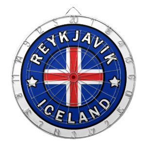 Reykjavik Island Dartscheibe