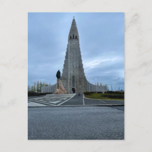 Reykjavik Island Hallgrimskirkja Kathedrale Foto Postkarte