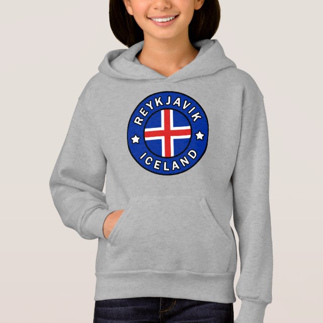 Reykjavik Island Hoodie (Vorderseite)