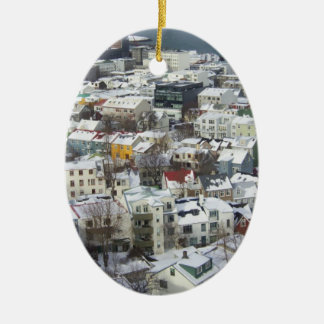 Reykjavik Island Keramik Ornament