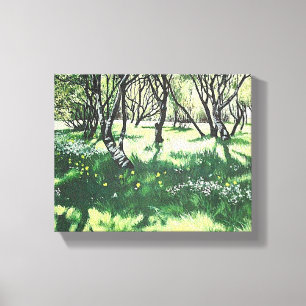 Reykjavik Island Landschaftskunst von Pola.B.Alex Leinwanddruck