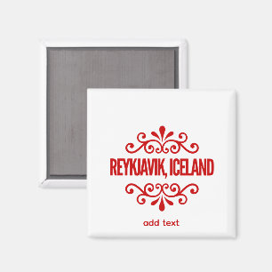 Reykjavik, Island Magnet