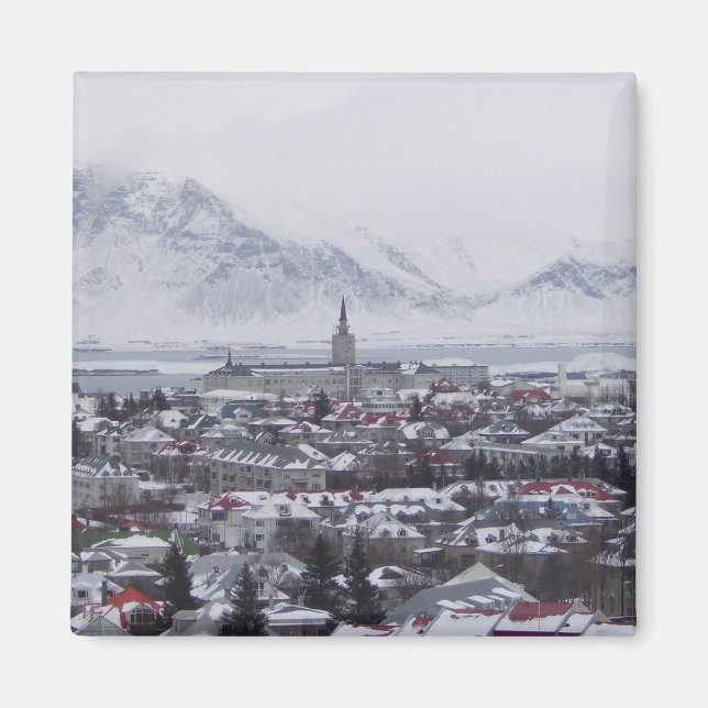 Reykjavik Island Magnet (Vorne)
