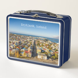 Reykjavik Island Metall Brotdose