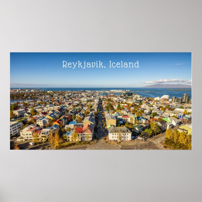 Reykjavik Island Poster (Vorne)