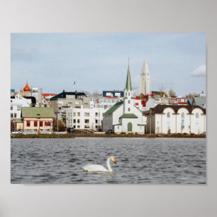 Reykjavik Island Poster