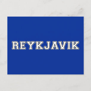 Reykjavik Island Postkarte
