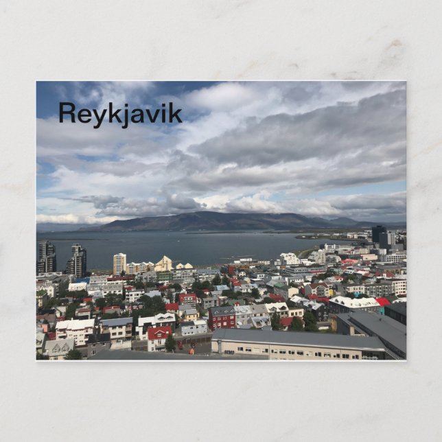 Reykjavik, Island Postkarte (Vorderseite)