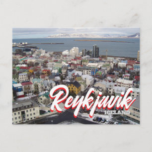 Reykjavik Island Postkarte