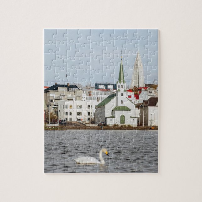 Reykjavik Island Puzzle (Vertikal)
