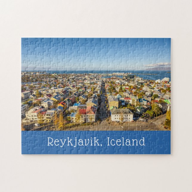 Reykjavik Island Puzzle (Horizontal)