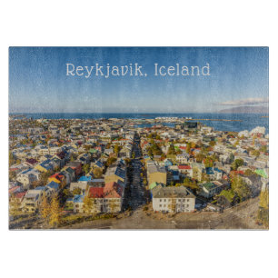 Reykjavik Island Schneidebrett