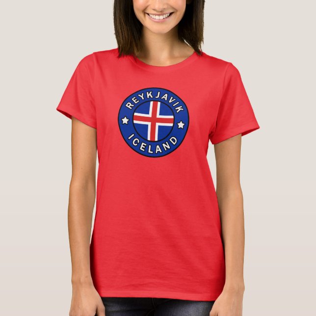 Reykjavik Island T-Shirt (Vorderseite)