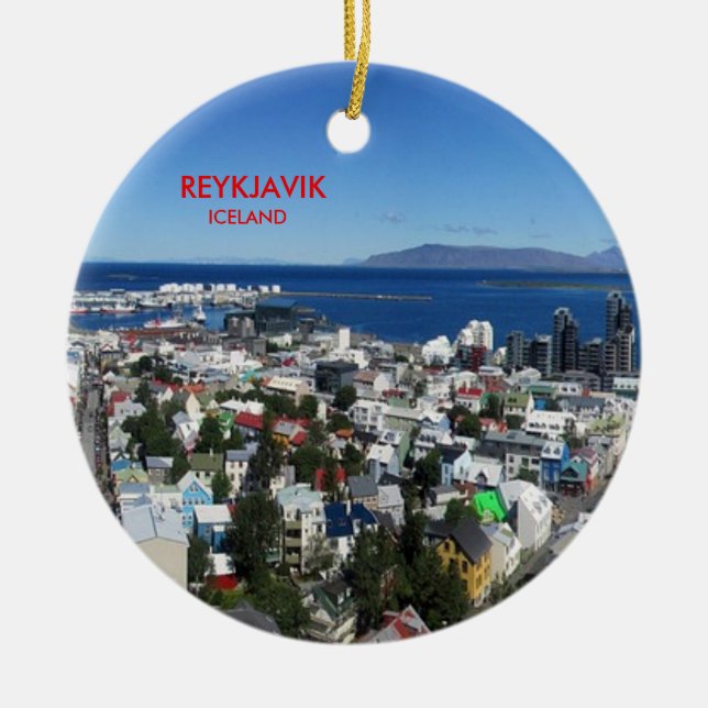 Reykjavik Weihnachtsschmuck (Vorne)