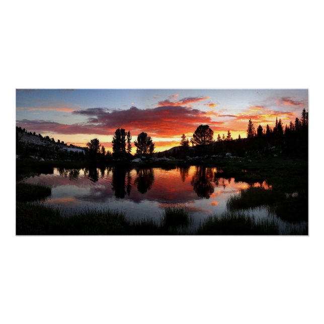 Reymann Lake Sunset - Yosemite Poster (Vorderseite)