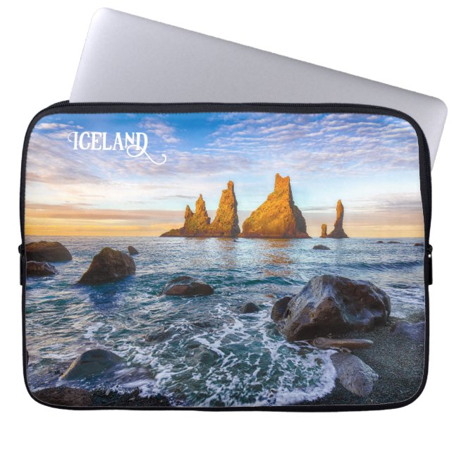 Reynisfjara Beach, Island Laptopschutzhülle (Vorderseite)