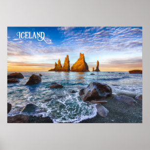 Reynisfjara Beach, Island Poster