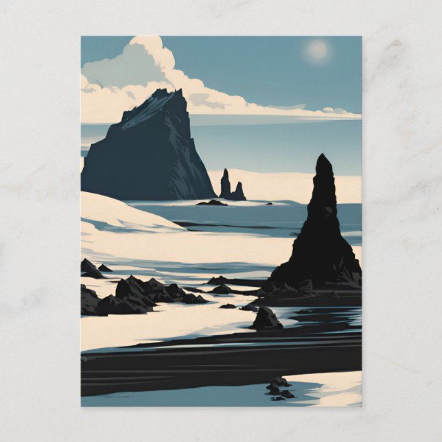 Reynisfjara Beach Postkarte (Vorderseite)
